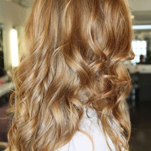 Colored and highlighted hair